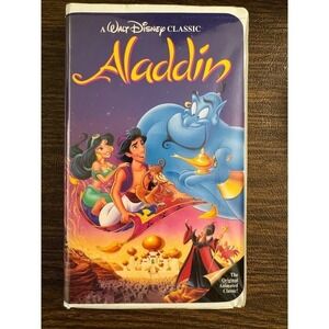 Walt Disney Aladdin VHS 1662 1993 Edition Collectible